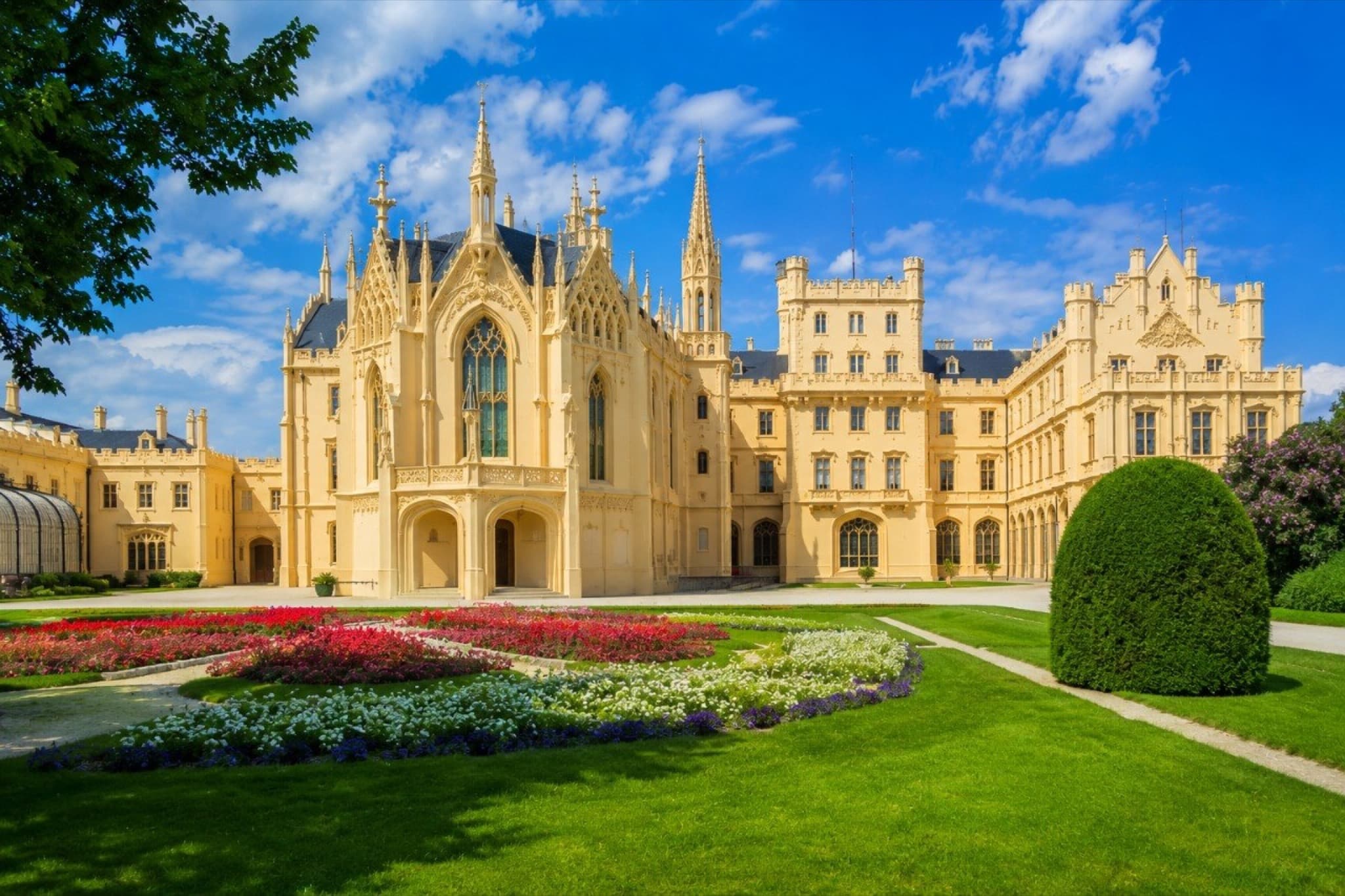 Lednice Castle in South Moravia