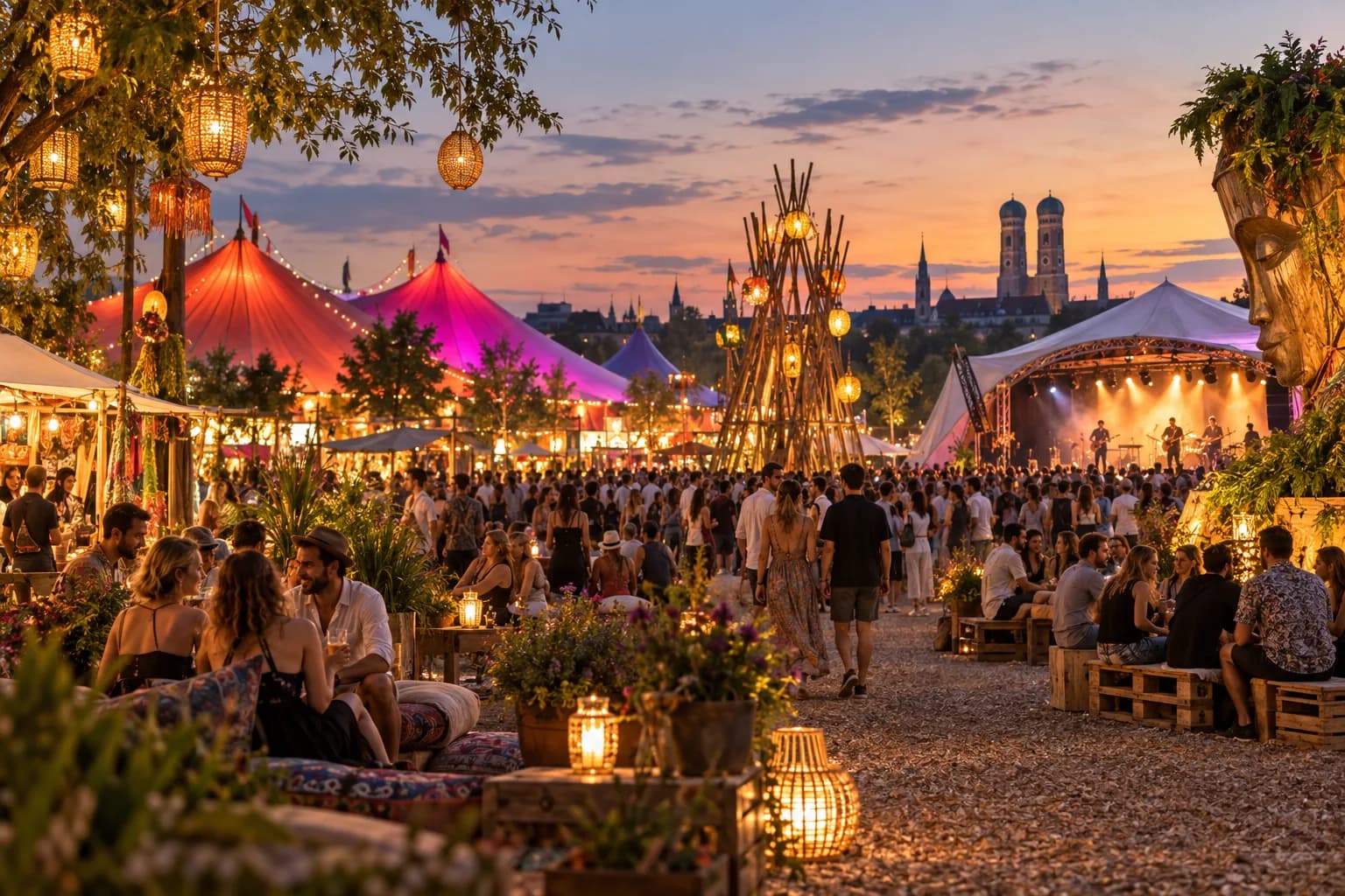 Tollwood Summer Festival transfer from Prague