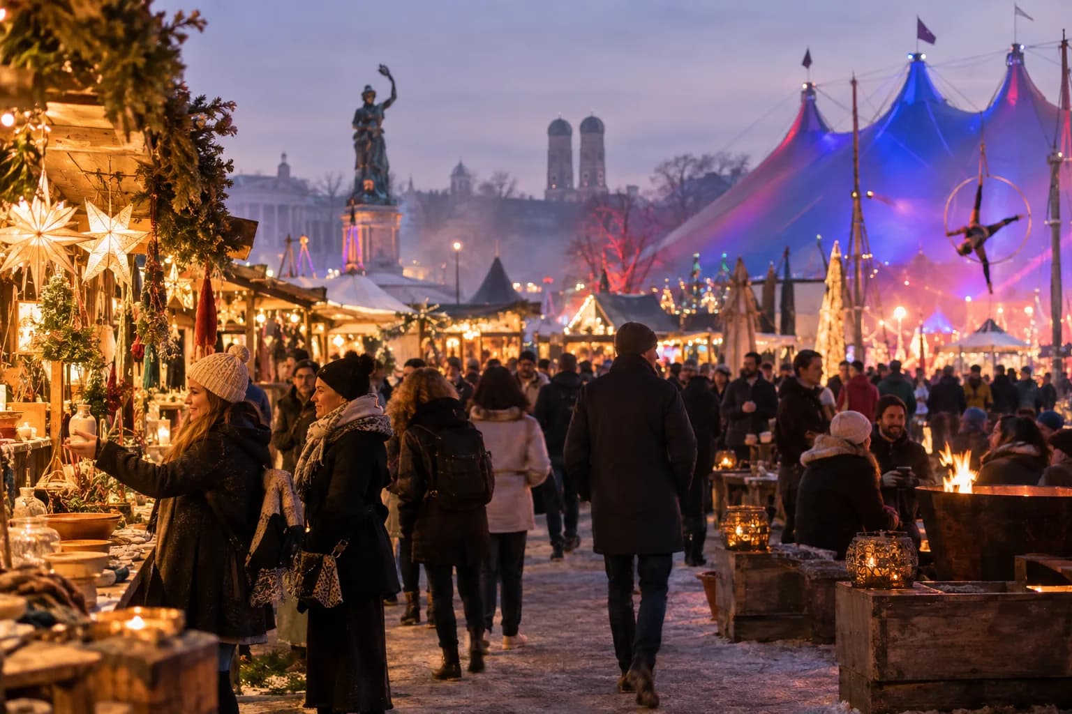 Tollwood Winter Festival transfer from Prague