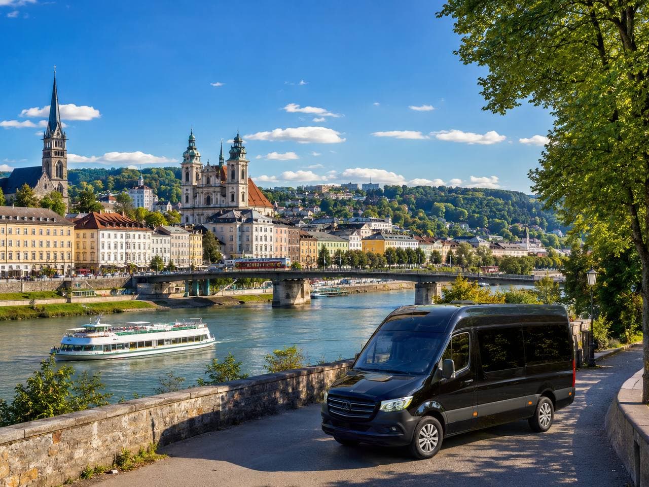 Prague to Linz Private Transfer